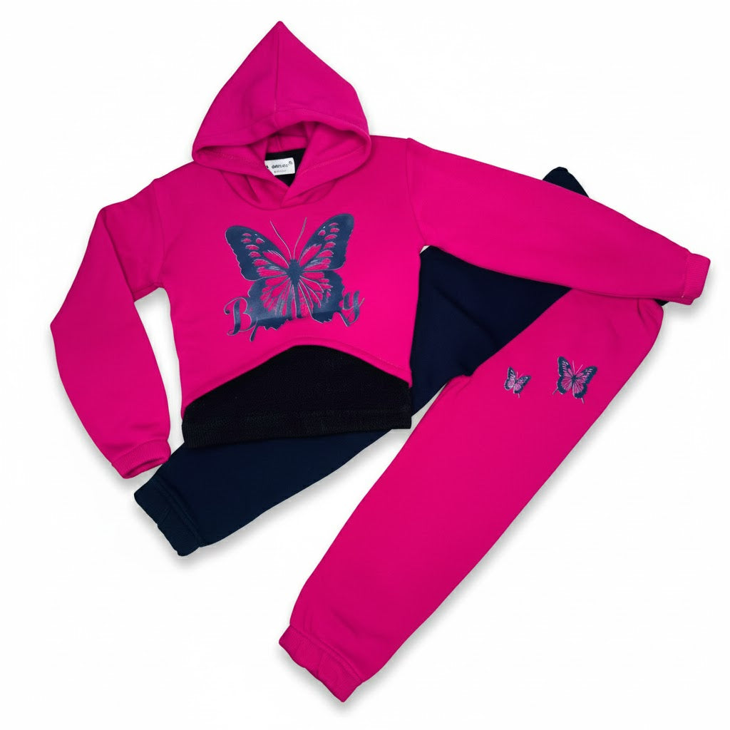 ensemble fillettes pappillon